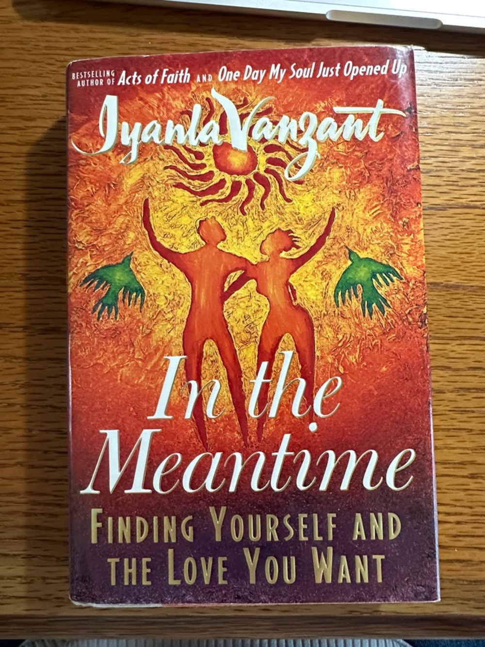 In the Meantime - Orange Hardcover Book